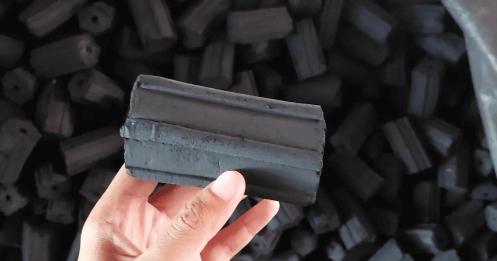 to make premium sawdust briquette charcoal 6