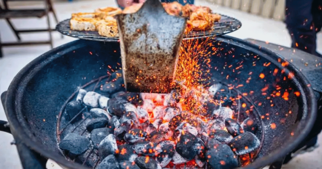 use sawdust charcoal briquettes for an amazing 5